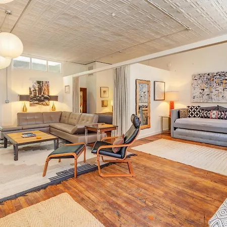 High-Design Downtown Loft Apartment Asheville Exterior photo